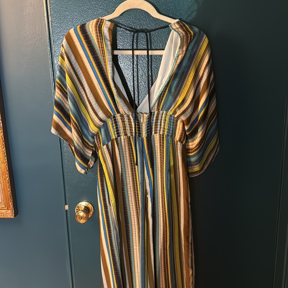 Striped Adelyn Rae jumpsuit - Picture 4 of 7